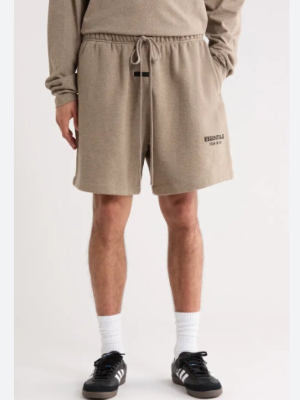 NWT Fear of God Essentials Classic Sweat Shorts Homestead Heather Size XS
